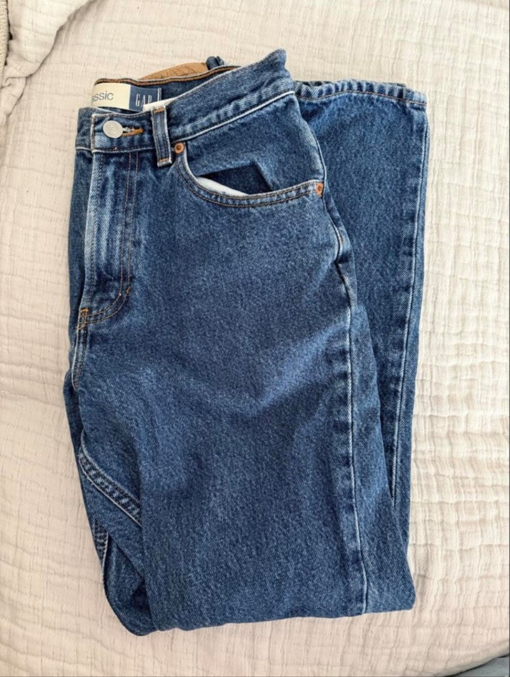 Vintage GAP High-Rise Dark Blue Denim Jeans - Women's SIZE 4